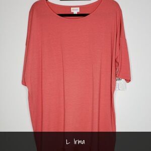 LuLaRoe Irma Tunic Large Solid NEW